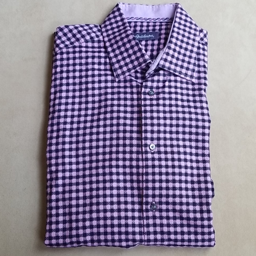 Robert Graham 16.5 42 button down dress shirt